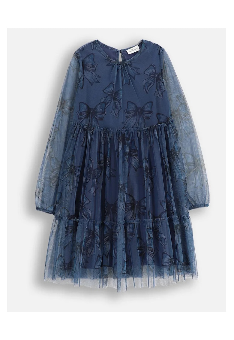 Rochie midi evazata cu imprimeu floral -