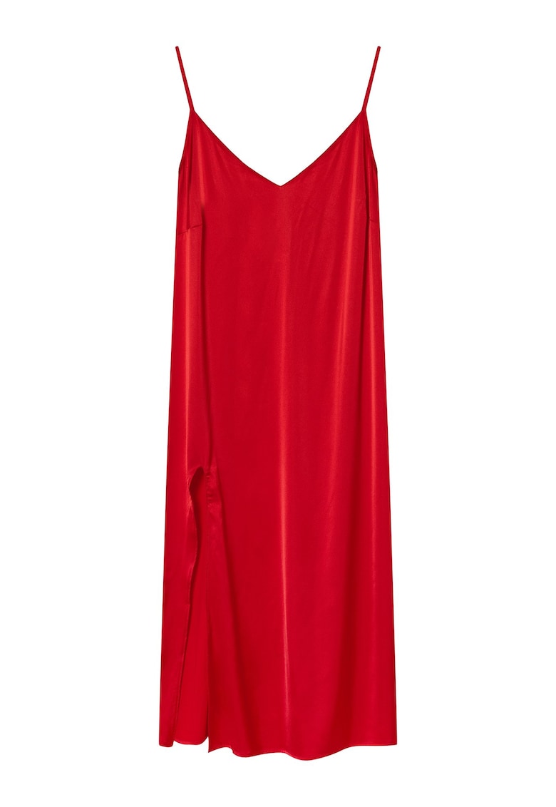 Camasa de noapte satin rosu Jelly