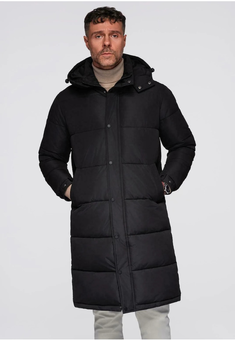 Geaca lunga in stil de palton OM-JALJ-0309