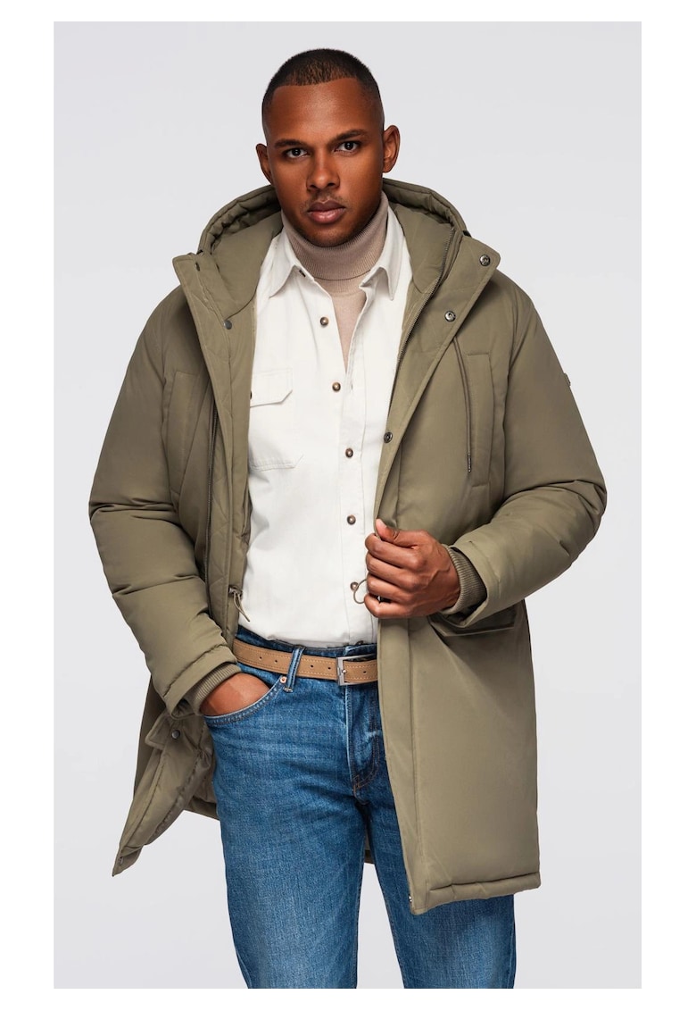 Geaca parka lunga clasica OM-JAPJ-0313