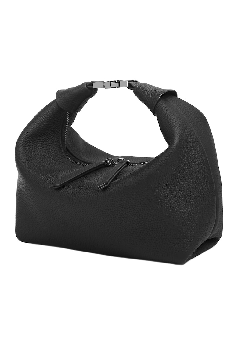 Geanta din piele cu bareta de umar convertibila Caro