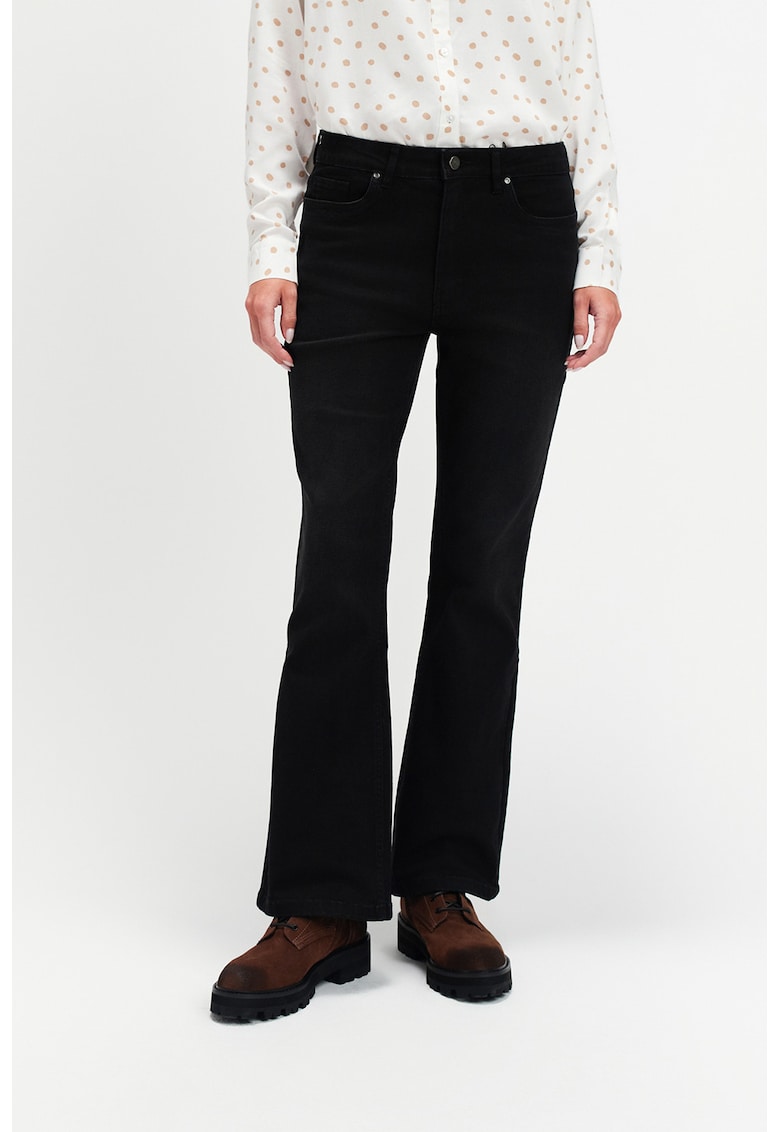 Blugi bootcut - Negru