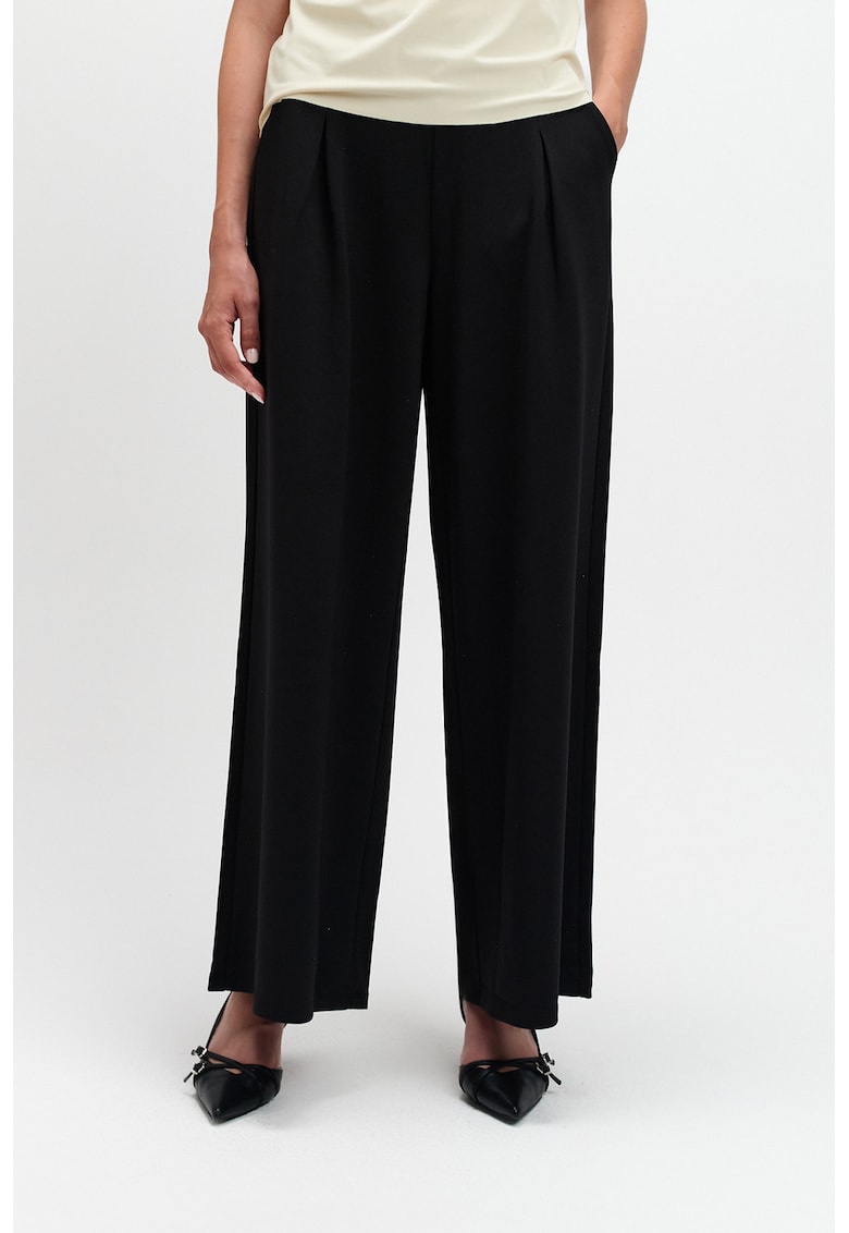 Pantaloni cu croiala ampla - Negru