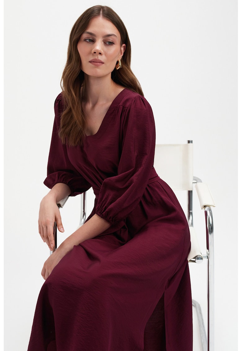 Rochie midi cu cordon