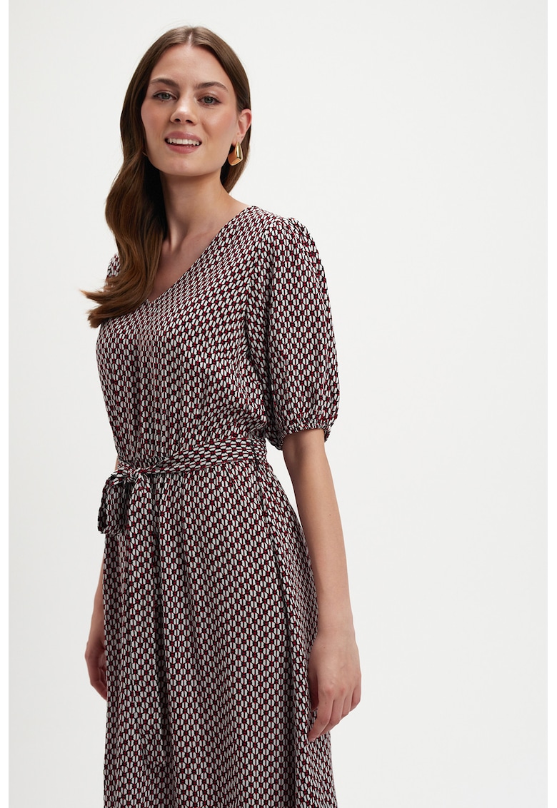 Rochie mini cu model si decolteu in V