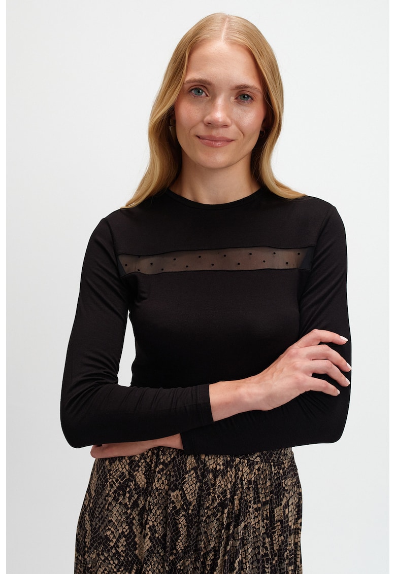 Bluza cu segment de plasa