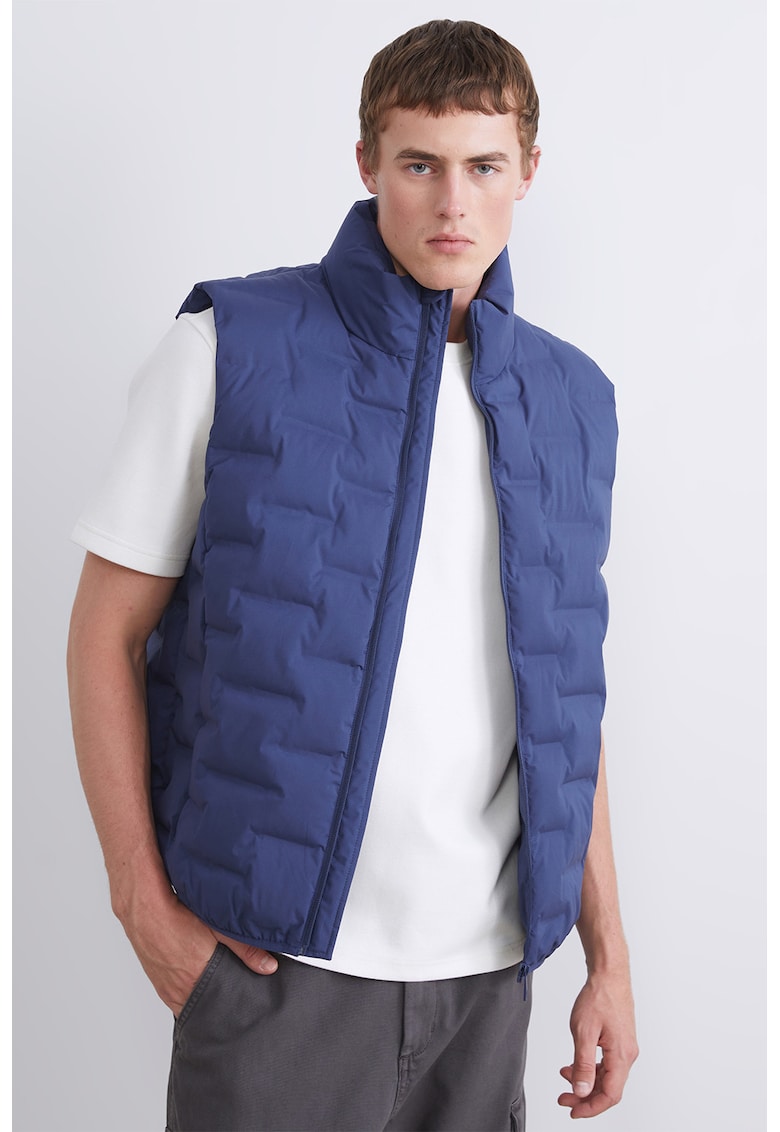 Vesta matlasata cu fermoar