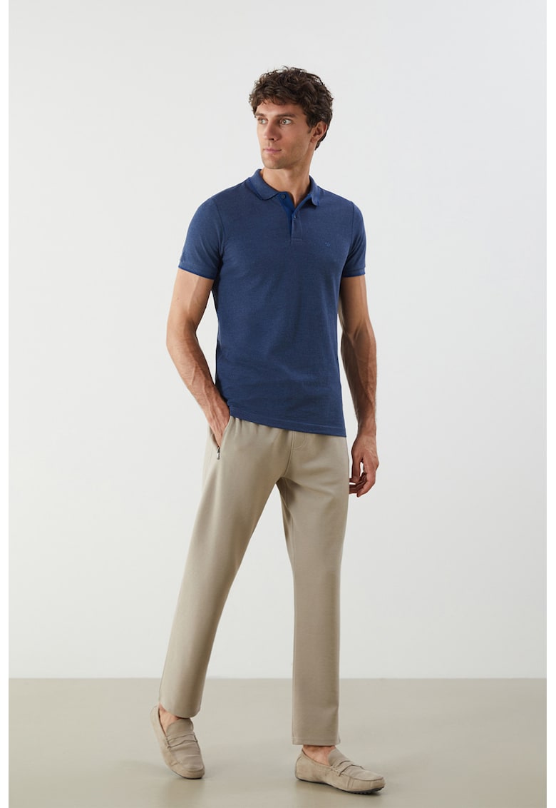 Pantaloni de trening din amestec de bumbac - Bej