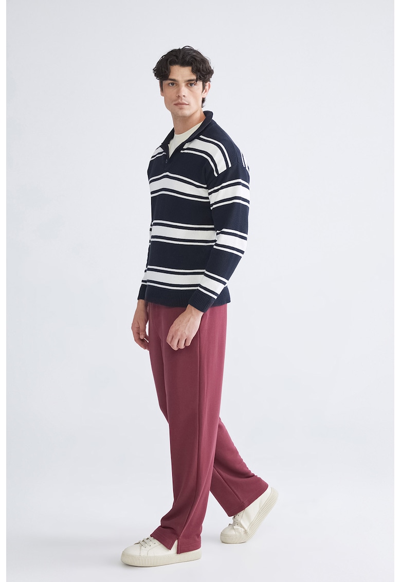 Pantaloni de trening cu snur - Visiniu