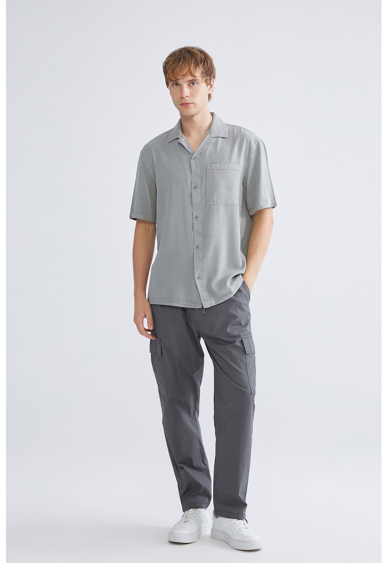 Pantaloni cargo cu snur de ajustare