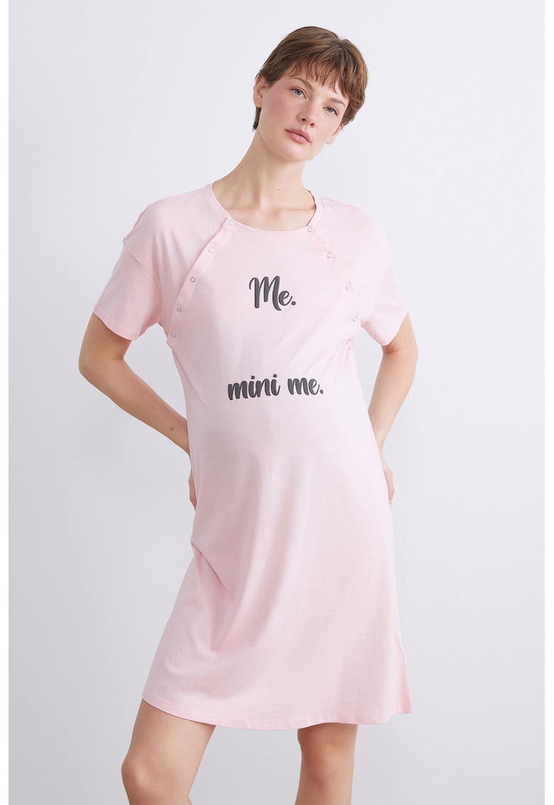 Camasa de noapte cu text pentru gravide