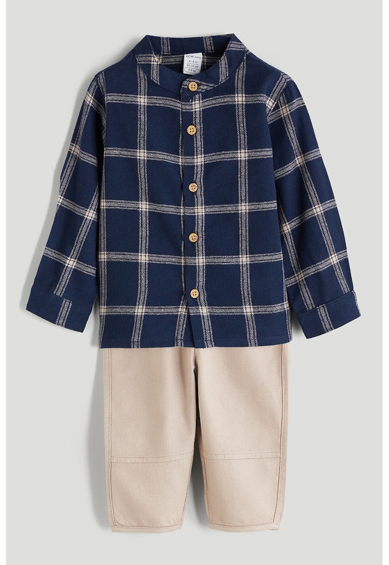 Set de camasa de bumbac si pantaloni