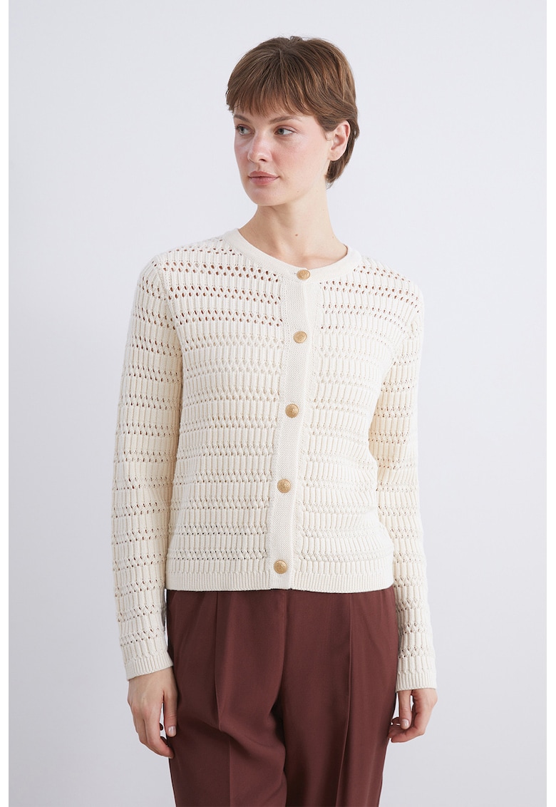 Cardigan din tricot cu nasturi