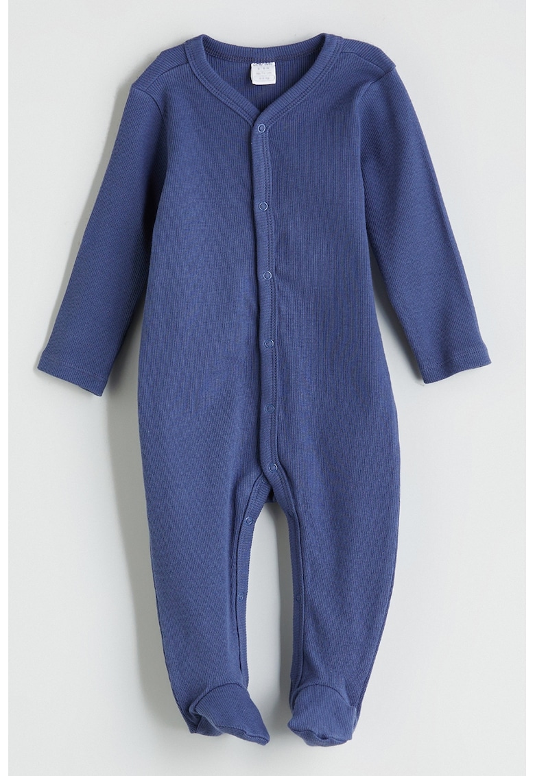 Salopeta slim-fit cu capse