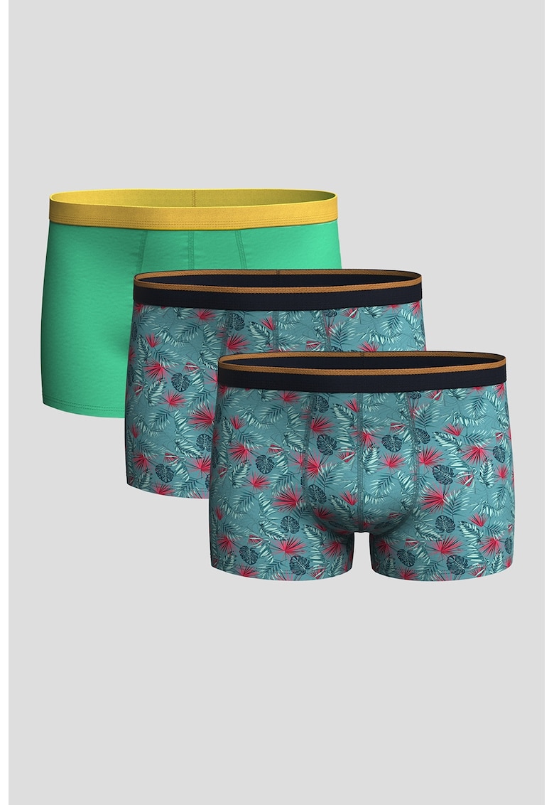 Set de boxeri cu talie medie - 3 perechi