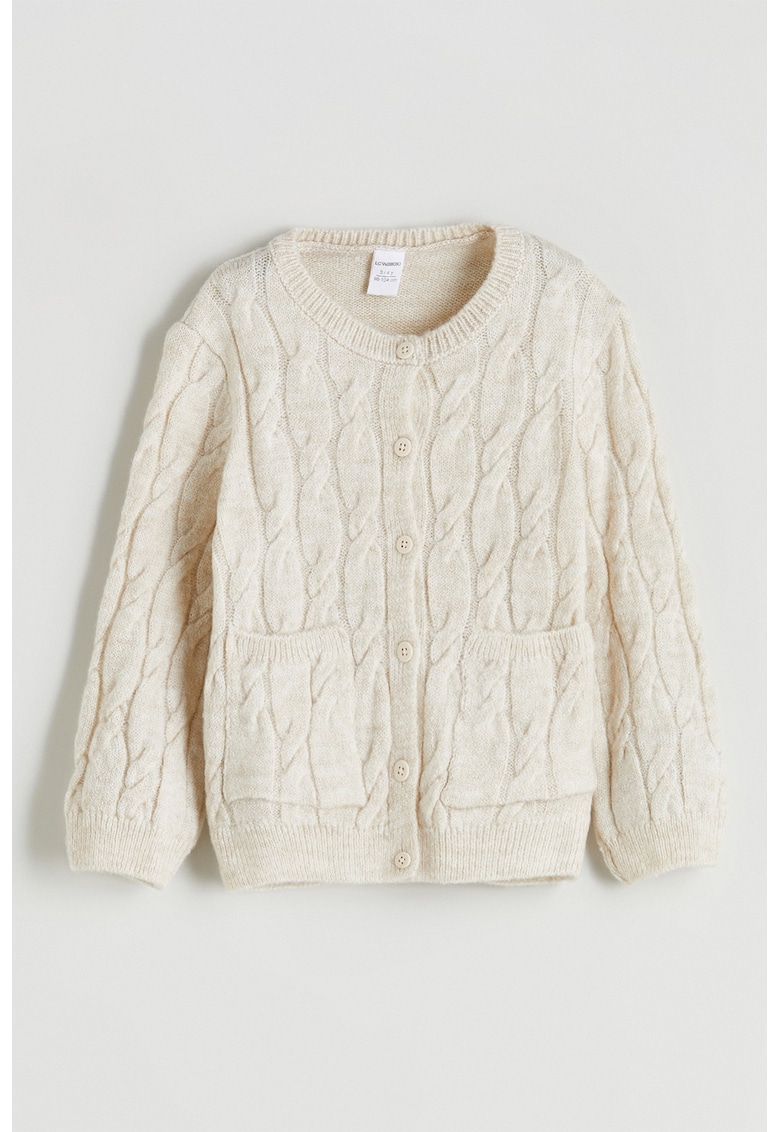 Cardigan cu model torsade