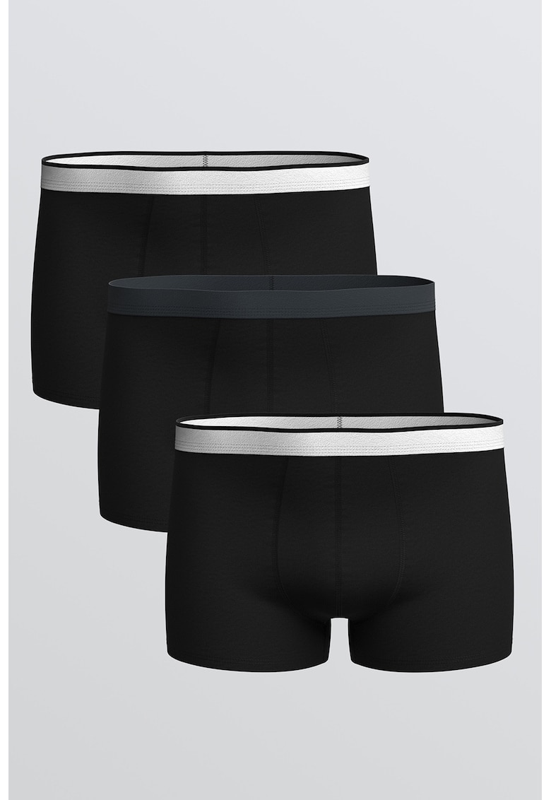 Set de boxeri cu talie joasa - 3 perechi