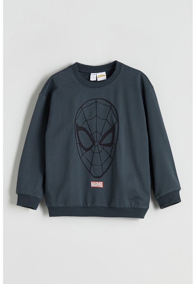 Bluza de trening cu imprimeu Spider-Man - Bleumarin