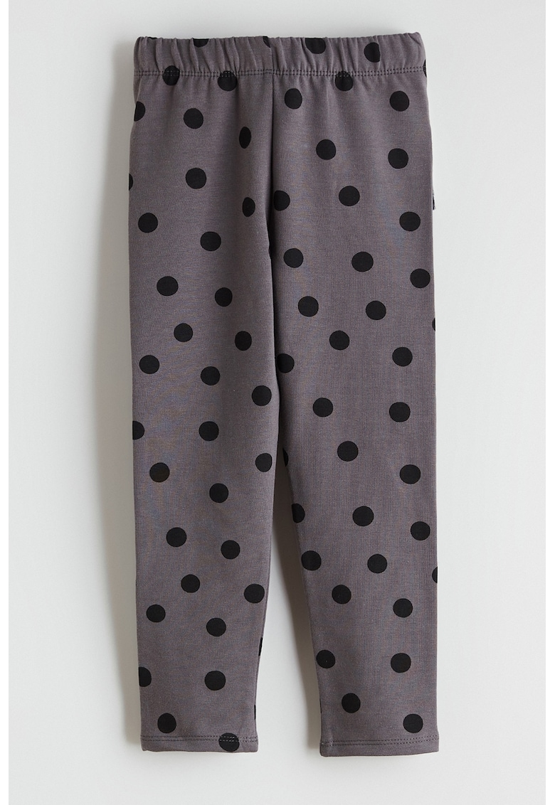 Colanti din amestec de bumbac cu model buline