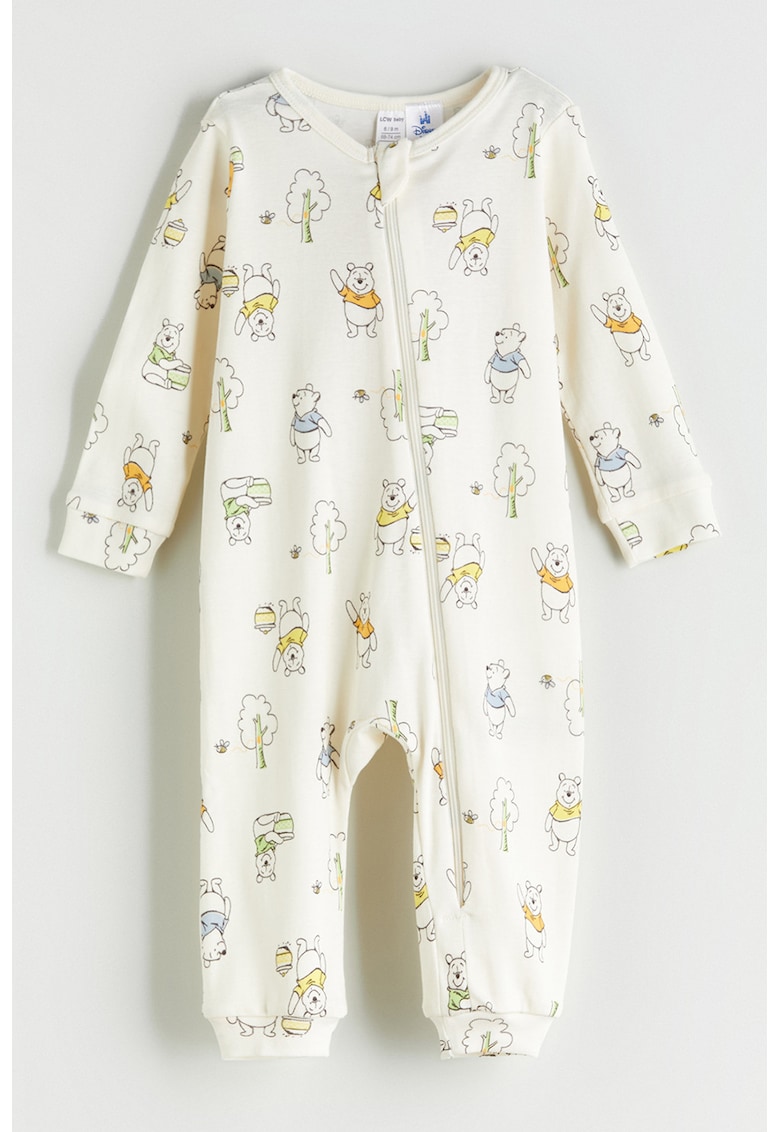 Salopeta cu imprimeu grafic si fermoar