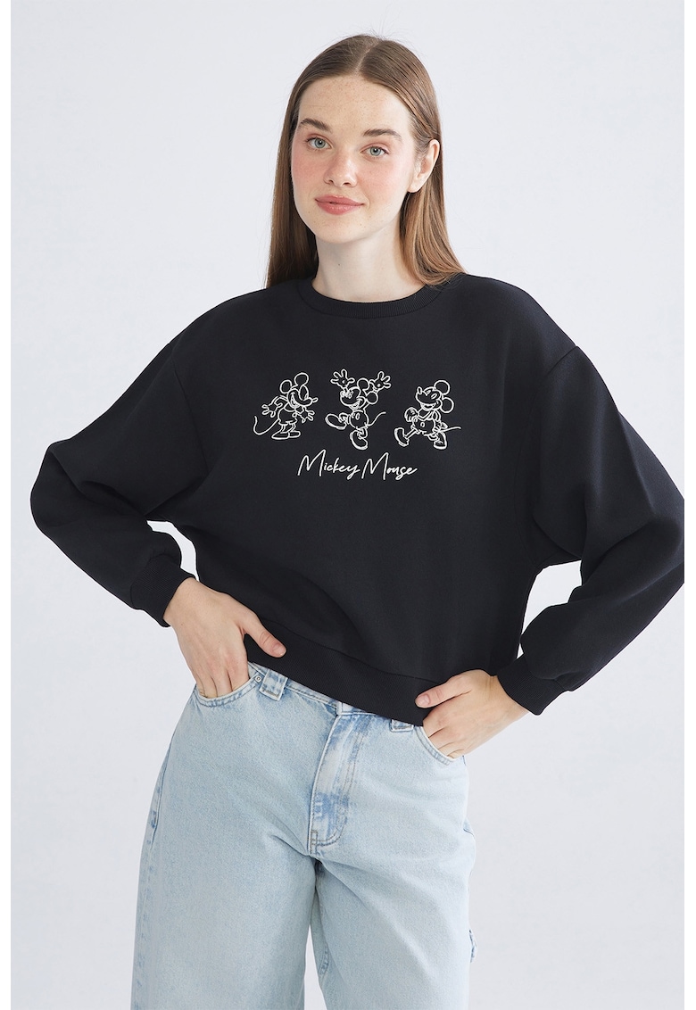Bluza de trening cu imprimeu Mickey Mouse
