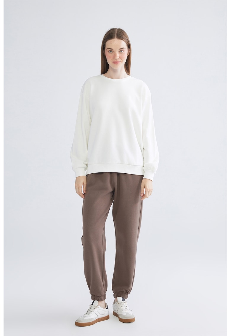 Pantaloni de trening cu talie elastica si buzunare