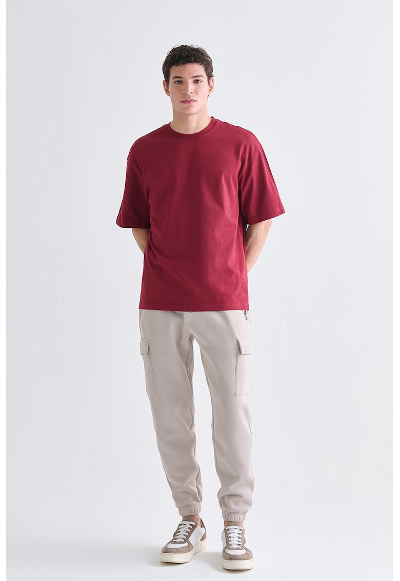 Pantaloni relaxed fit cargo