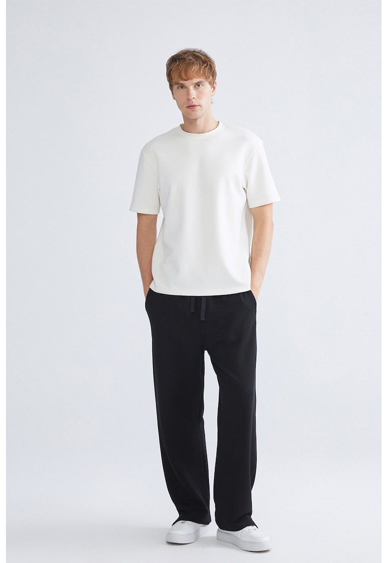 Pantaloni relaxed fit de trening cu snur