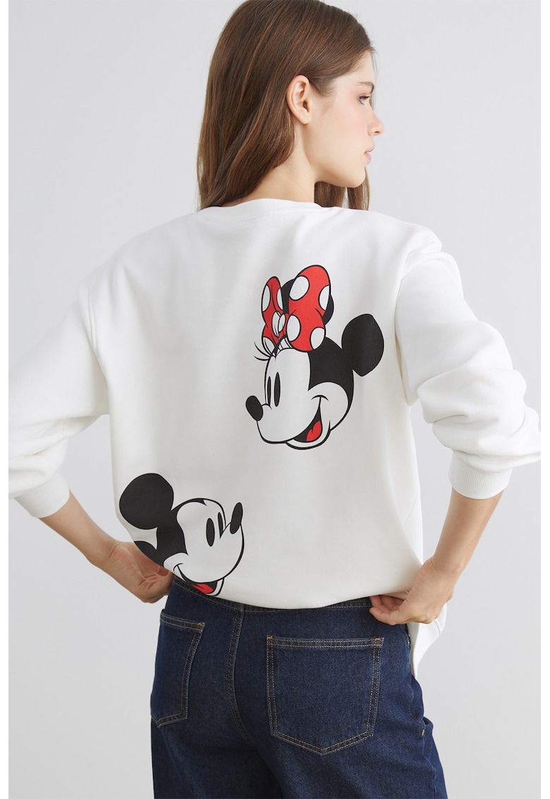 Bluza lejera de trening cu Minnie&Mickey Mouse