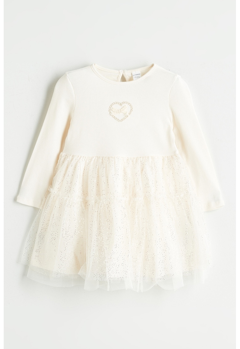 Rochie evazata cu tul