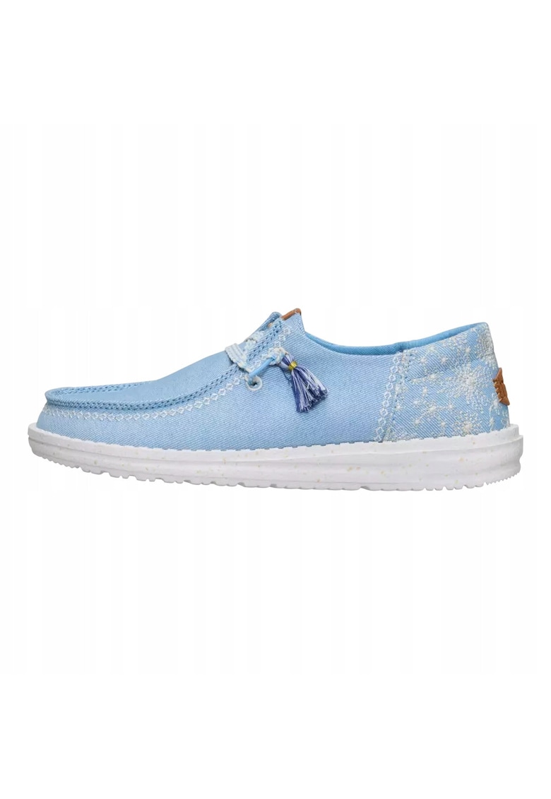 Mocasini Femei Spuma EVA - Wendy Funk Embroidered - Albastru - Albastru
