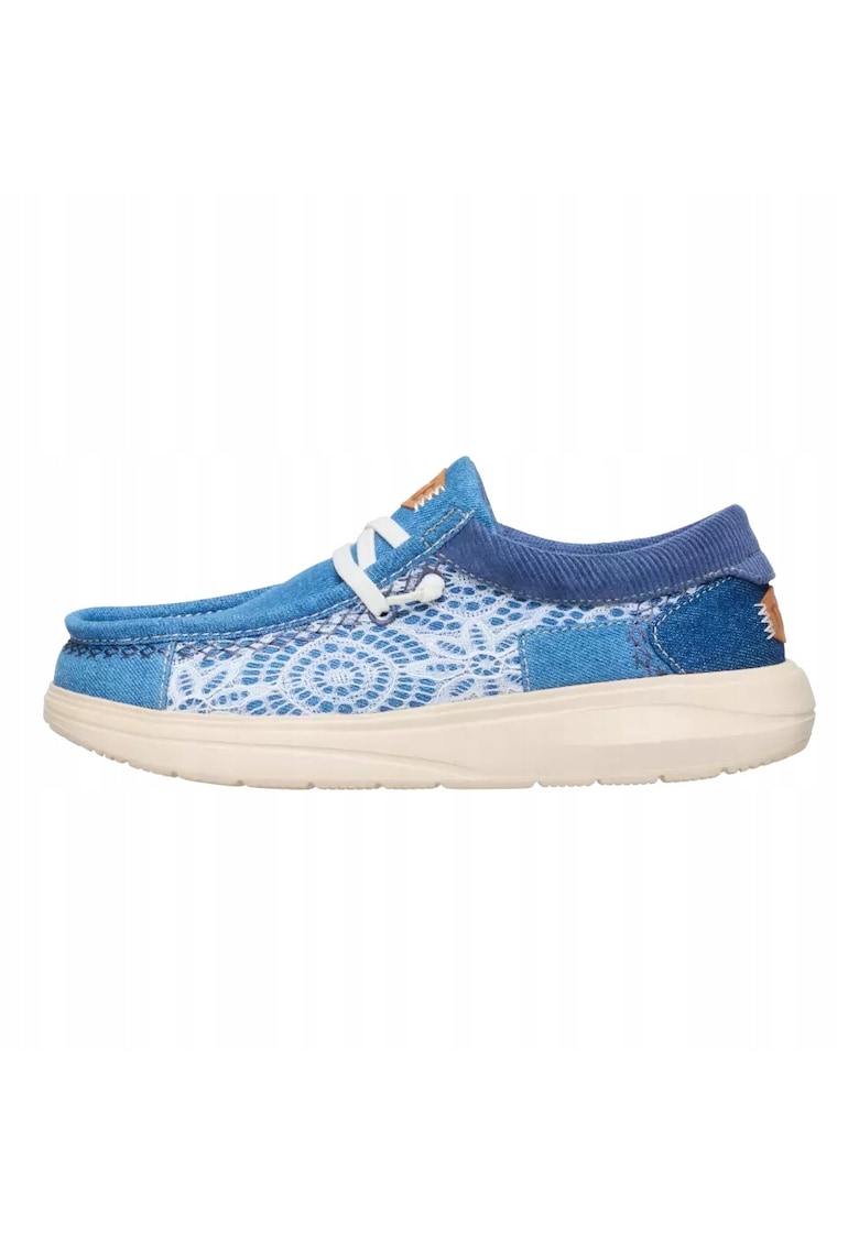 Mocasini Femei Spuma EVA - Wendy Comf Patchwork - Albastru - Albastru