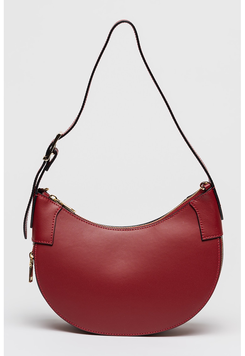 Geanta de piele - Rosu inchis