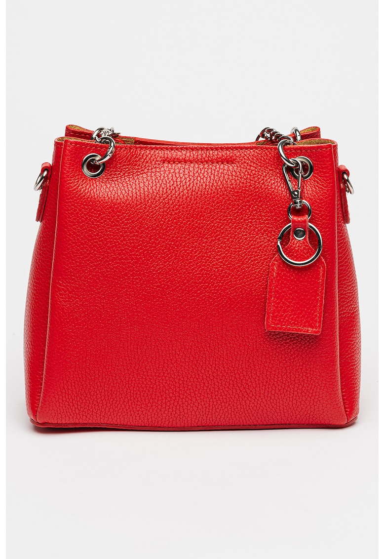 Geanta de piele cu bareta