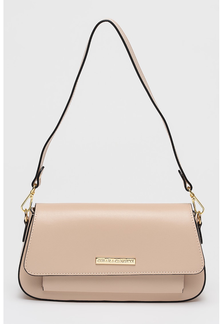 Geanta de piele - Roz prafuit