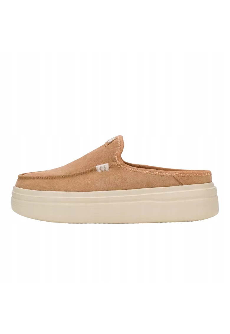 Mocasini Femei Piele Intoarsa Naturala Spuma EVA - Wendy Austin Lift Classic - Maro - Maro