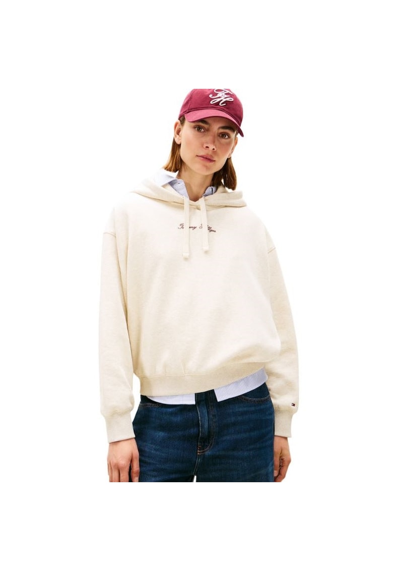 Hanorac CLASSIC SCRIPT FLEECE HOODIE-WW0WW47459-ADK