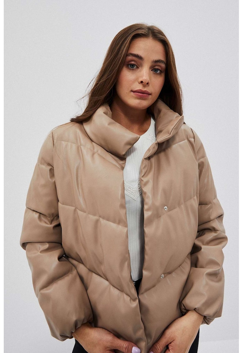 Jacheta matlasata Cafea - Bej