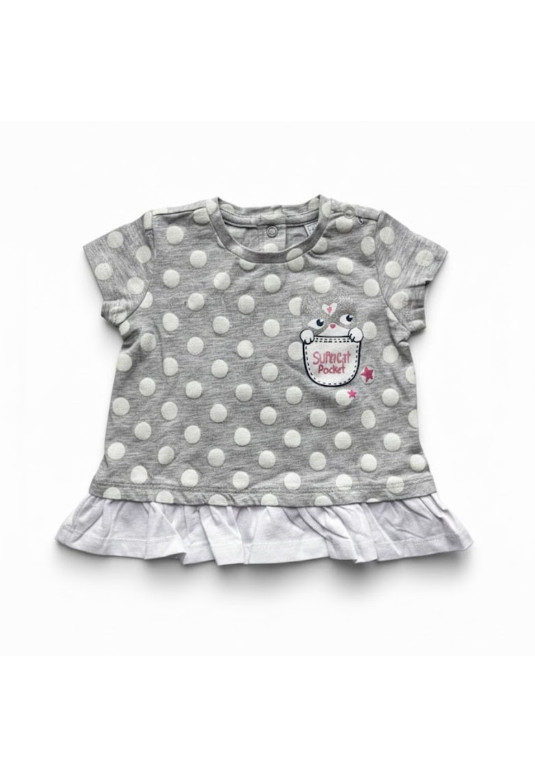 Tunica de fetite din bumbac cu maneca scurta 74