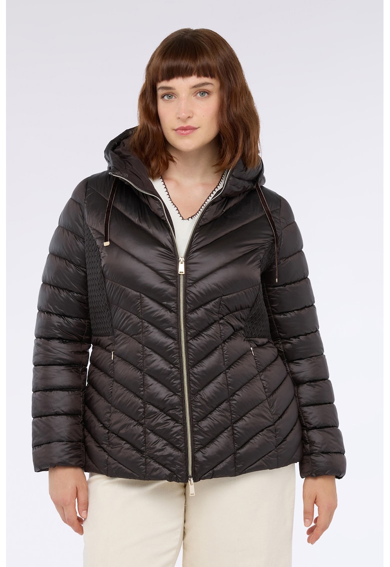 Geaca scurta cu gluga