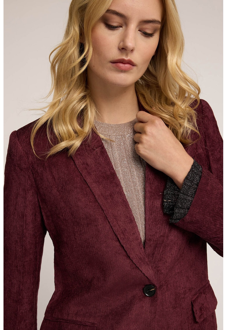 Sacou cu striatii si aspect de catifea