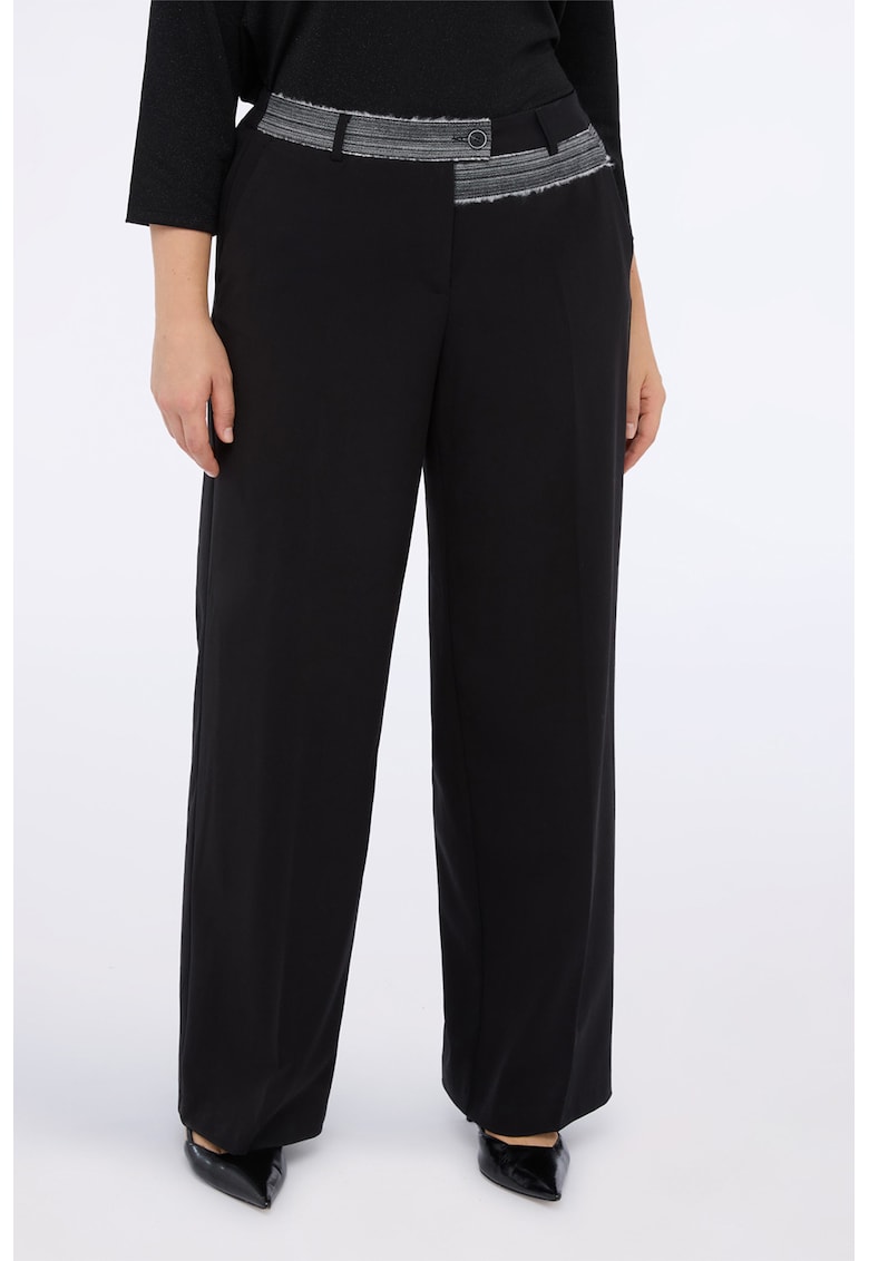 Pantaloni drepti - Negru