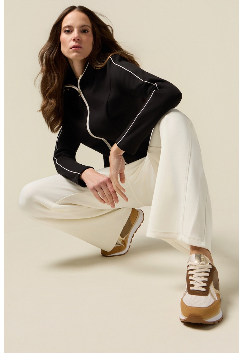 Hanorac slim fit cu fermoar