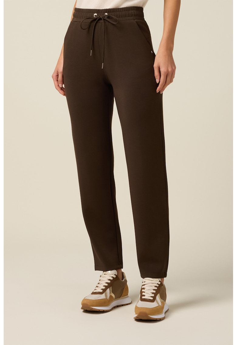 Pantaloni de trening din amestec de modal cu snur
