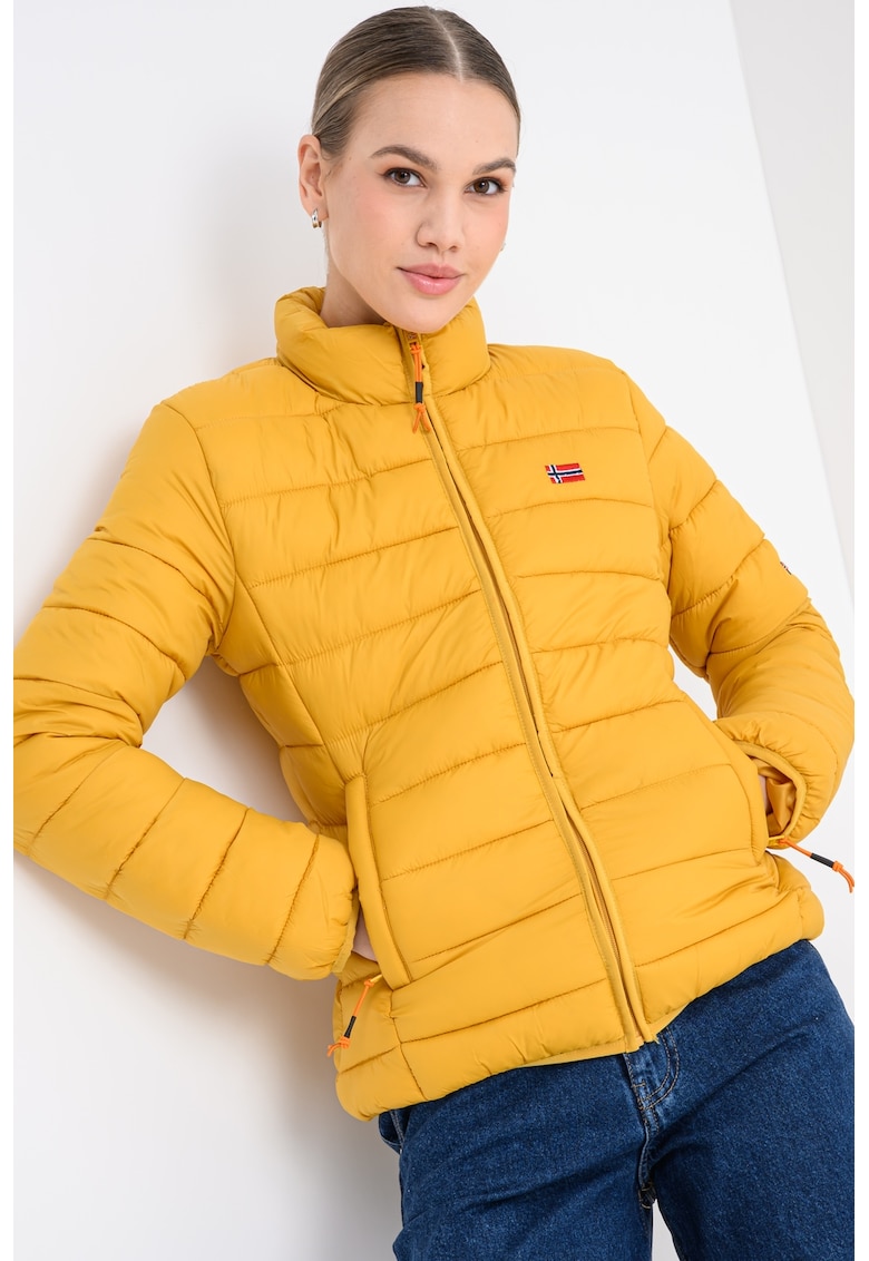 Geaca rezistenta la vant cu vatelina si buzunare laterale Atikolor