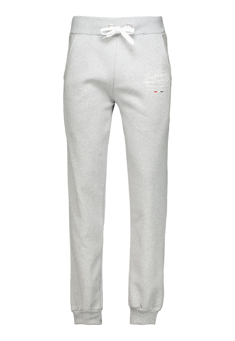 Pantaloni de trening cu buzunare laterale si imprimeu logo Merci