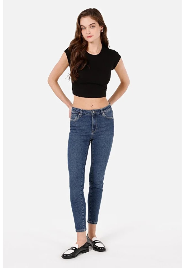 Pantaloni de dama - skinny fit - multicolor - Multicolor