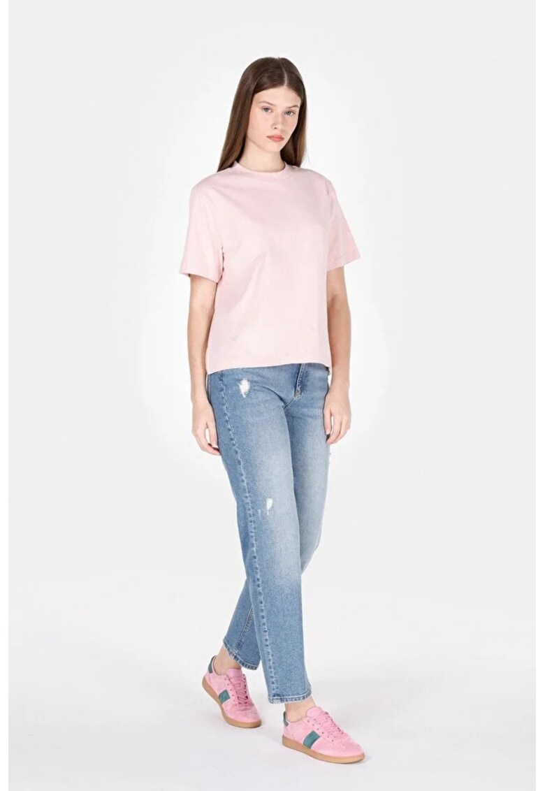Pantaloni dama Straight Fit - bumbac - Albastru