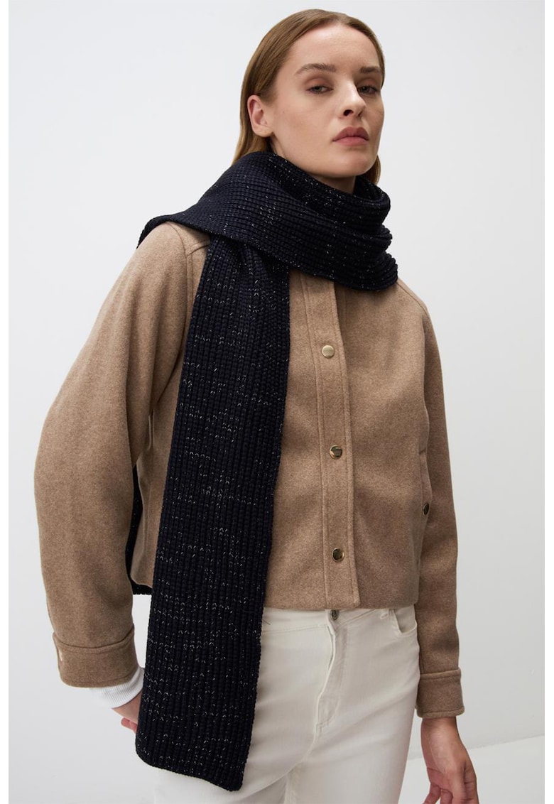 Fular din tricot cu model uni