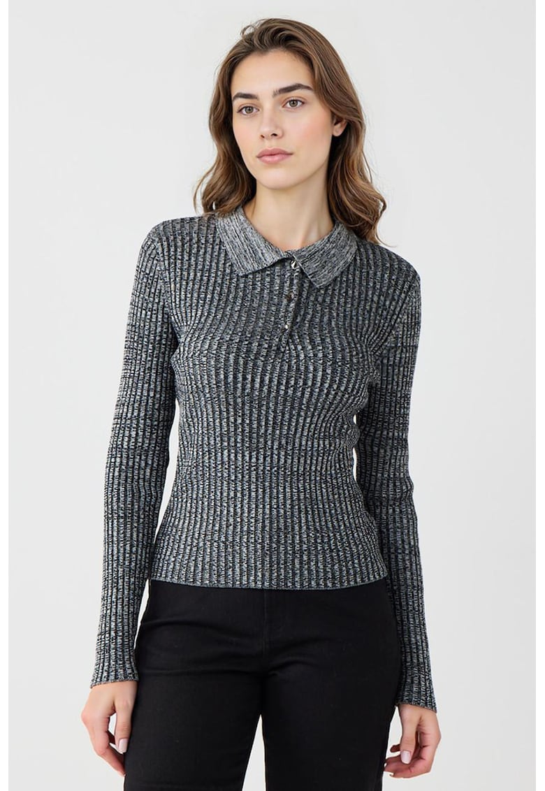 Pulover polo slim fit